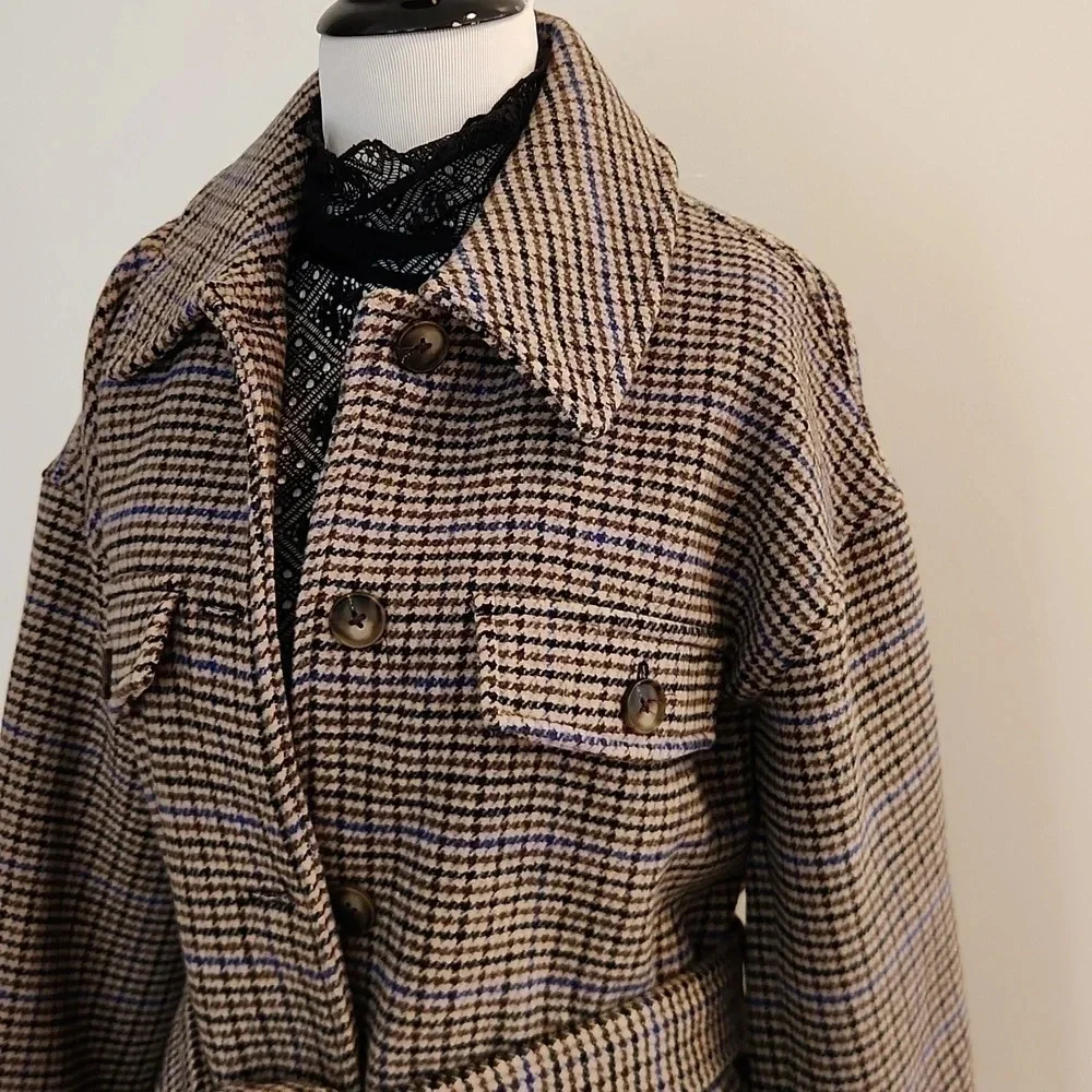 NWT || VERO MODA || wool shacket/jacket - Picture 2 of 7